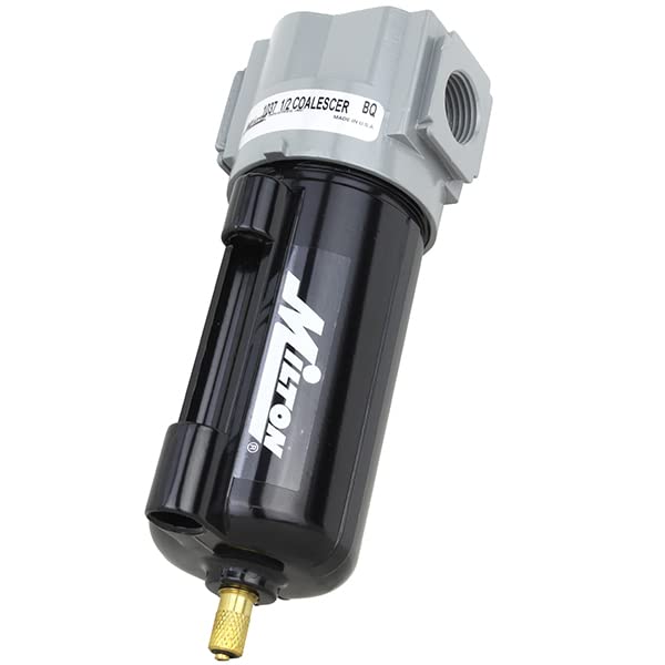 Milton 1037 1/2" NPT Metal FRL Coalescing Filter - size: 1/2" NPT