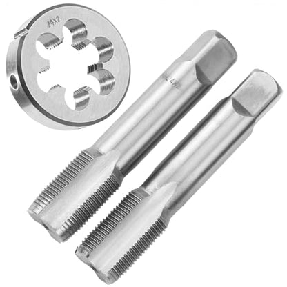 M24X2 Hand Tap and Round Die Set Right Hand - size: M24X2.0