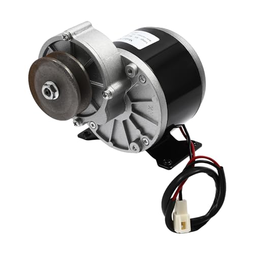 250W Gear Reduction Motor, DC 36V MY1016Z Powerful Electric Gear Motor with Belt Pulley, 2750rpm & 1N Torque for E-Bike Electric Scooter Tricycle (36V) - size: 36V