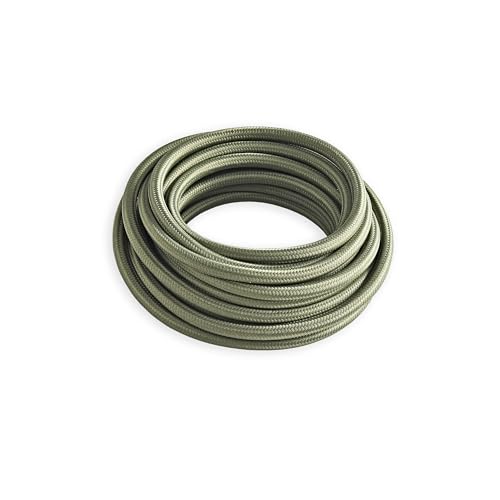 BRIGHTTIA Color Cloth Covered Electrical Wire - 16Ft Textile Cable for Pendant Light Fixture and Vintage Lamp Revival - DIY Lamp Parts for Unique and Creative Lighting Projects (Olive Green) - color: Olive Green
