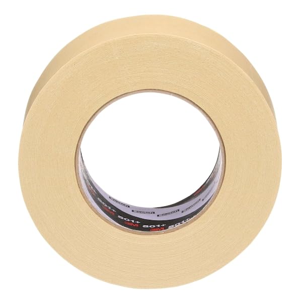 3M 501+ High Temperature Masking Tape, Tan, 1.88 in x 60 yds – Strong Holding Power for Automotive, Specialty Vehicle and Industrial Markets