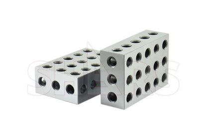 Shars (1 Pair) 246 Precision Blocks (2"x 4"x6") w/23 Holes Set 303-5600 S] - size: 2-4-6 blocks