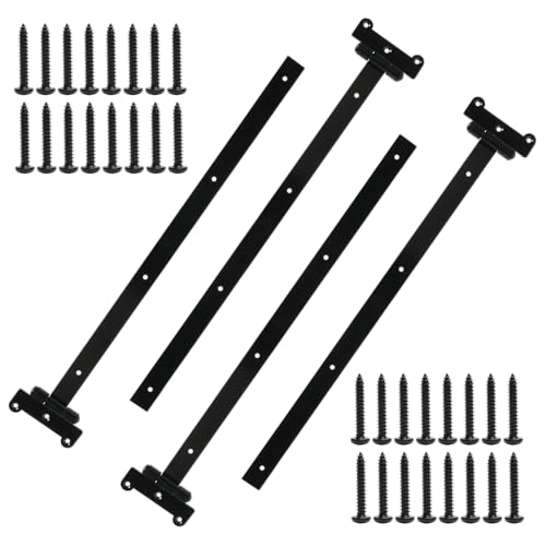 24in Heavy Duty gate Hinges Capacity Fits for Barns, Sheds, Fences