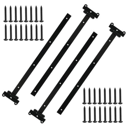24in Heavy Duty gate Hinges Capacity Fits for Barns, Sheds, Fences