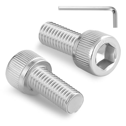 120pcs M3 x 14mm Hex Socket Head Cap Screws Bolts, 304 Stainless Steel 18-8, Allen Socket Drive,Bright Finish, Full Threads,with Hex Spanner - size: M3 x 14mm