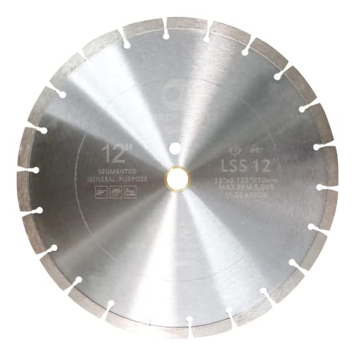 12 Inch General Purpose Segmented Diamond Saw Blade - size: 12" TSS