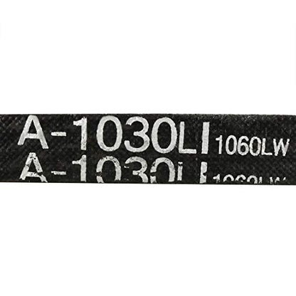 uxcell A1030 V-Belts 1030mm Inner Girth 13mm Top Width 8mm Thickness A-Section Rubber Drive Transmission Belt - size: 1030mm