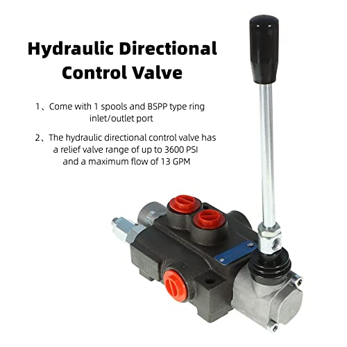 1 Spool 13GPM 3600 PSI Hydraulic Control Valve - size: 1 Spool 13GPM