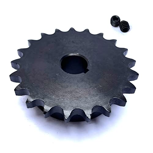 #40 Roller Chain Sprocket B Type 3/4" Bore Rust Prevention Hardened 21 Tooth - size: 3/4" Bore 21 Tooth, style: Apply #40 Roller Chain