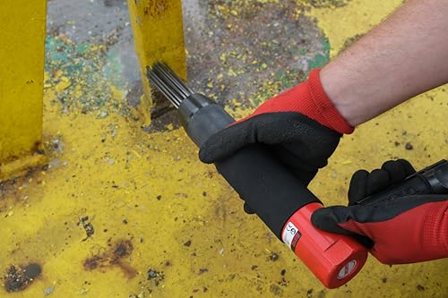CS Unitec | 199.2003 | Trelawny Low-Vibration VL203 Pistol-Gripped Needle Scaler. 8X Less Vibration, All-Steel Construction, Powerful Performance, 19 Needles - Made in England