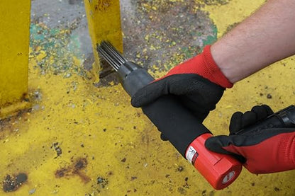 CS Unitec | 199.2003 | Trelawny Low-Vibration VL203 Pistol-Gripped Needle Scaler. 8X Less Vibration, All-Steel Construction, Powerful Performance, 19 Needles - Made in England