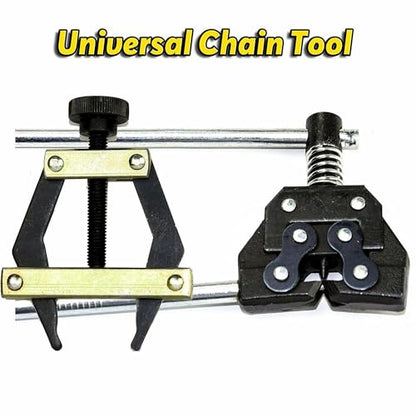 Jeremywell Roller Chain Tools Kit Fits #60#80#100 Roller Chain, Chain Holder/Puller + Breaker/Cutter - style: Chain Breaker + Puller