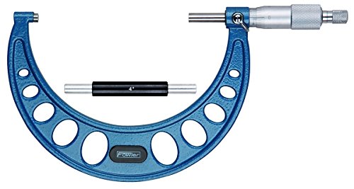 Fowler 52-240-005-1, Outside Inch Micrometer With 4-5" Measuring Range, Factory - size: 4-5 inches, style: Ratchet With Standard