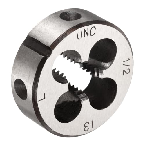 1/2"-13 UNC Round Threading Die Left Hand Alloy Steel - size: 1/2"-13 UNC