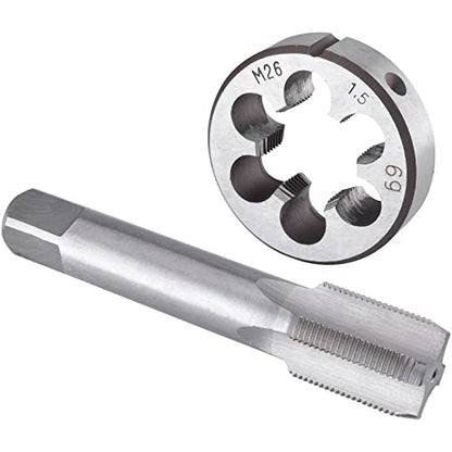 Burkit M26 X 1.5 Tap and Die Set Right Hand - size: M26x1.5