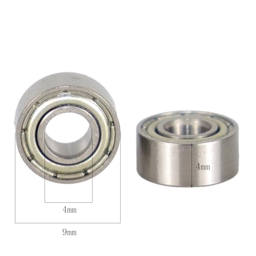10pcs 684ZZ Ball Bearing ABEC-5, 4x9x4mm Suitable for High-Speed Brushless Motors,Fan Bearings，Z3V3 Level.
