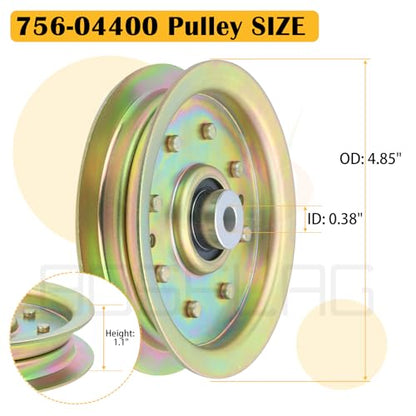 01004101 Pulley for Cub Cadet Z Force 44" 48" 50" 54" 60" Tractors - color: L14 1x756-04400