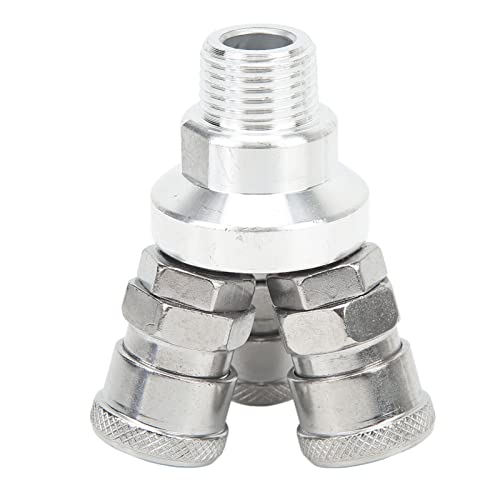 3 Way Quick Coupler Quick Connect Air Hose Splitter Universal Type Male Thread Swivel Air Compressor Fittings G1/2