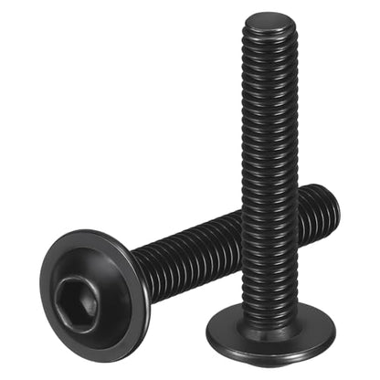 25pcs M6-1x35mm 304 SS Flanged Button Head Socket Cap Screws - size: M6-1x35