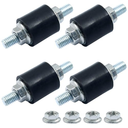 Waziaqoc 4PCS M5 Rubber Mounts Shock Absorber - size: M5