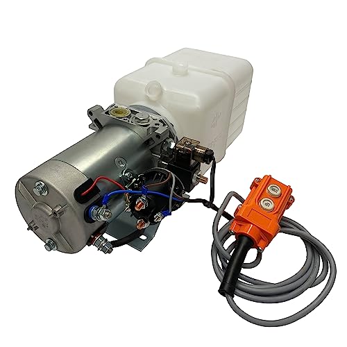 Magister Hydraulic Pump 12V DC Single Acting Power Unit with 10 Quarts Plastic Tank 2600PSI - color: Single Acting, size: 10 QTs