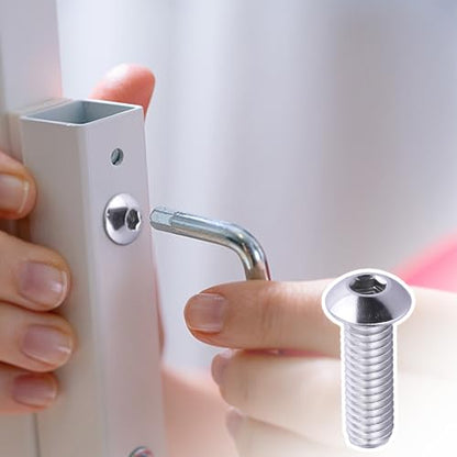 1/4-20 x 1-1/2" Button Head Socket Cap Bolts Screws, 304 Stainless Steel 18-8, Allen Hex Drive, Bright Finish, Fully Machine Thread, Pack of 25 - size: 1/4-20 x 1-1/2