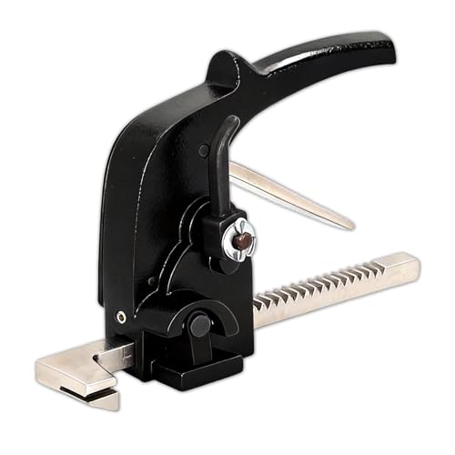 PBT58 Manual Steel Strapping Tensioner, Lightweight Ergonomic One Hand Banding Tool, Heavy Duty Metal Strap Tightener, Fits 3/8" - 1/2" Steel Straps for Warehouse Factory Industrial Bundling