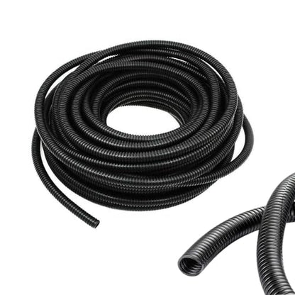 1/4 Inch Wire Loom Split Tubing - 100ft Cord Protector Electric Wires Covers, Automotive Wire Flexible Conduit, Plastic Wire Cover - size: 1/4"-100ft