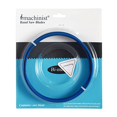 Imachinist S5212121014 Bi-Metal 52-1/2" x 1/2" x 10/14 TPI Band Saw Blades - size: 10/14TPI