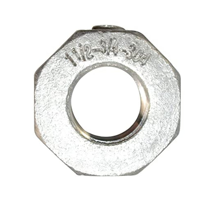 1-1/2" Male NPT to 3/4" Female NPT Female Reducing/Reducer Bushing Pipe Fitting,Adapter,Stainless Steel SS 304 Hex Bushing - size: 1-1/2" Male to 3/4" Female