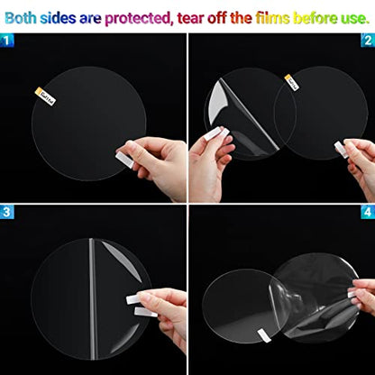 Gartful Clear Acrylic Discs - 6 inch, 10 Pieces Round Acrylic Sheets, 1/25" Thick Transparent Plexiglass Circle Panel, Plastic Disk For Signs, Craft Project, Painting, Milestone Markers, DIY Ornament - size: 0.04" Thick - 6 inch / 10x