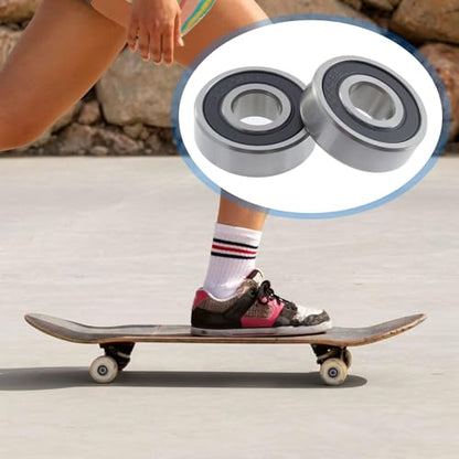 6000RS Deep Groove Ball Bearing Rubber Sealed Bearings 10 x 26 x 8mm - 5pcs - size: 10 x 26 x 8mm