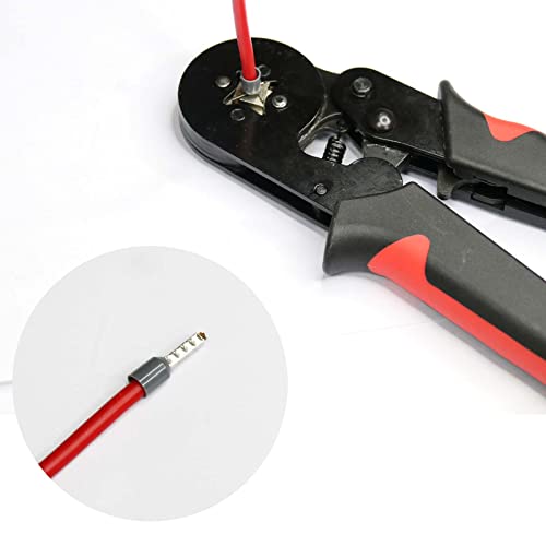 Fidioto 800pcs Wire Ferrules Terminals Kit, AWG 22-8 Terminal Connector Wire Insulated Cord Pin Ends Terminals for Electric, Industrial, Power Control System, etc. - size: 800pcs + Ferrules Only