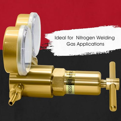 High Pressure Nitrogen Regulator,0-4500PSI,CGA580 Inlet - color: 0-4500 Psi