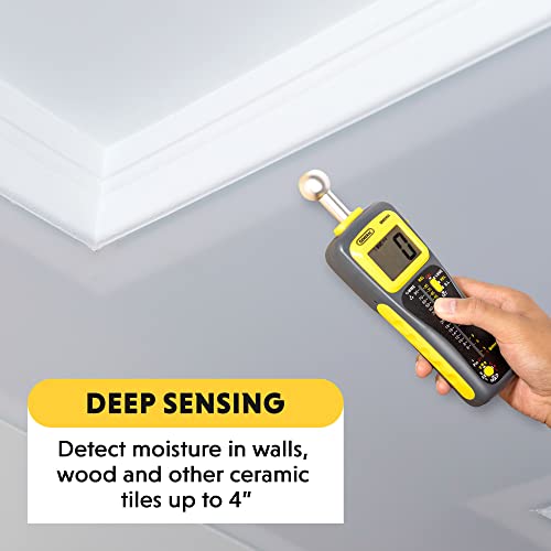 General Tools Moisture Meter MMD950 - Humidity Sensor - Pin Type / Pinless Device - Spherical Sensor - style: Sensor and Remote Probe