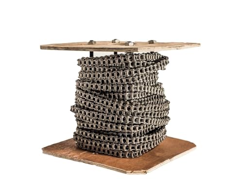 Jeremywell 41 SS Stainless Steel Roller Chain 50 Feet with 5 Connecting Links
