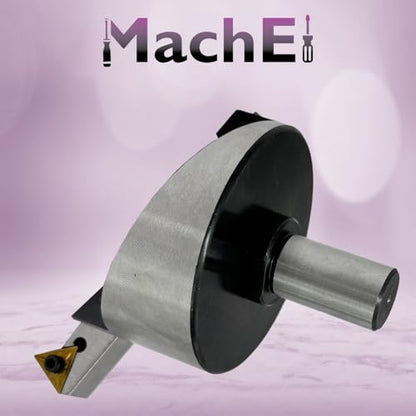 MachEl Straight Shank 3/4-Inch 3-Inch (75 mm) Fly Cutter for Milling & Lathe Machines – Indexable Tool with Replaceable Carbide Insert