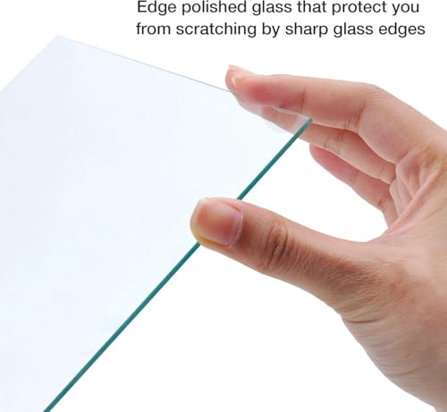 Egofine 11x14 Heat-Strengthened Glass Replacement for Picture Frame (Crystal Clear, 1 Pack), Replacement Glass for 11 by 14 Photo Frame - size: 11x14
