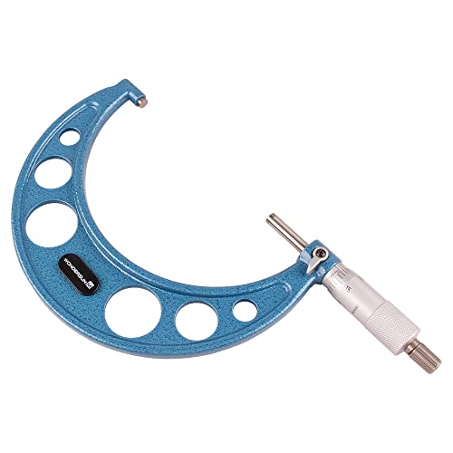 Outside Micrometer 4-5" Measuring Range,0.0001" Graduation for Machinists,Professional Precision Tool for Accurate Measurements - size: Outside Micrometer (4-5" Range)