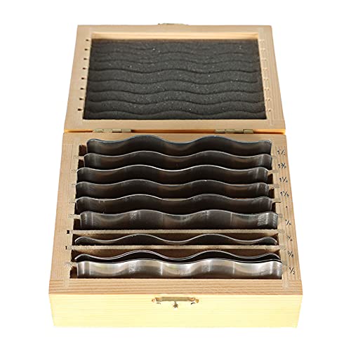 9-Pack Precise 1/8In Wavy Steel Parallel Sets, Hardened 0.0002In Precision Machinist Tool
