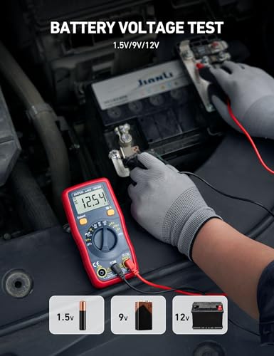 AstroAI DM130B Multimeter, 4000 Counts, Auto-Ranging, Capacitance Testing (Pack of 2) - size: 47.17 cubic inches (Pack of 2)