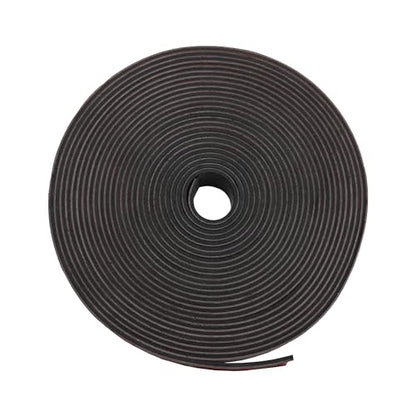 DEVNOL Self-Adhesive Neoprene Rubber Strips 1/16" Thick x 1” Wide x 23' Long, Sealing, Cushioning, Weather Stripping, Gaskets, and DIY Projects, Weatherproof - color: red adhesive backing, size: 1/16" x 1" x 23'