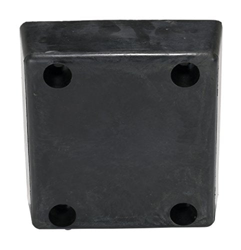 Vestil B-1213-4 Rubber Molded Bumper 12-13/16 In. x 11-13/16 In. x 3-7/8 In. Black - size: 11.8125 inches width