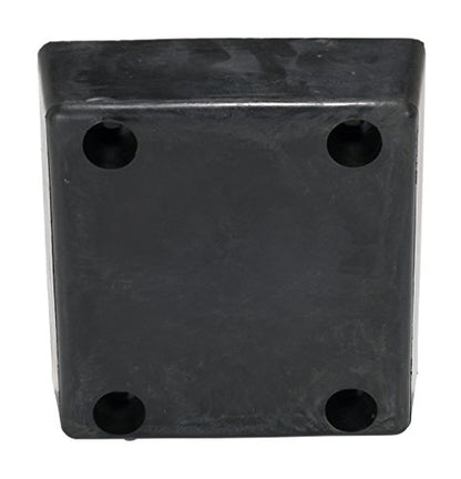 Vestil B-1213-4 Rubber Molded Bumper 12-13/16 In. x 11-13/16 In. x 3-7/8 In. Black - size: 11.8125 inches width