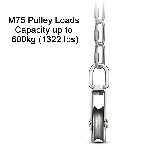 STARVAST M75 Lifting Single Pulley Loading 1322 lbs - size: M75-1PCS