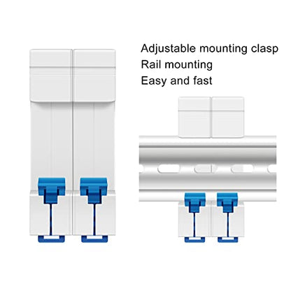 JOTTA DC Miniature Circuit Breaker,2 Poles 1000V for Solar PV System,Din Rail Installation (2 PCS 20A)