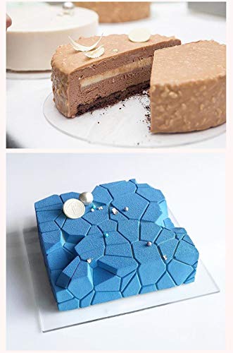 Blank Clear Acrylic Square Material,Plexiglass Laser Cut Square Sheet with Round Corners, DIY Accessory 1/8" Thickness (3.0") - size: 3.0"