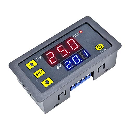 Programmable Cycle Timer Switch Timer Delay Relay LED Digital Display Timing Module (1Piece, AC220V)