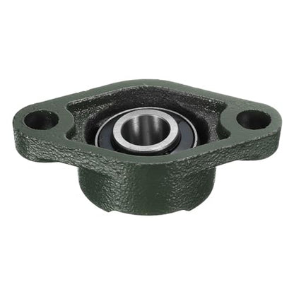 uxcell 2pcs UCFL203-11 Pillow Block Bearings 11/16 inch Bore Self Alignment, Solid Cast Iron Base Mounted Chrome Steel Bearings - size: UCFL203-11