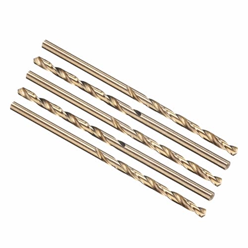 5pcs Drill Bit 3.5mm Diameter M35 5% Cobalt HSS for Metal - size: 3.5mm